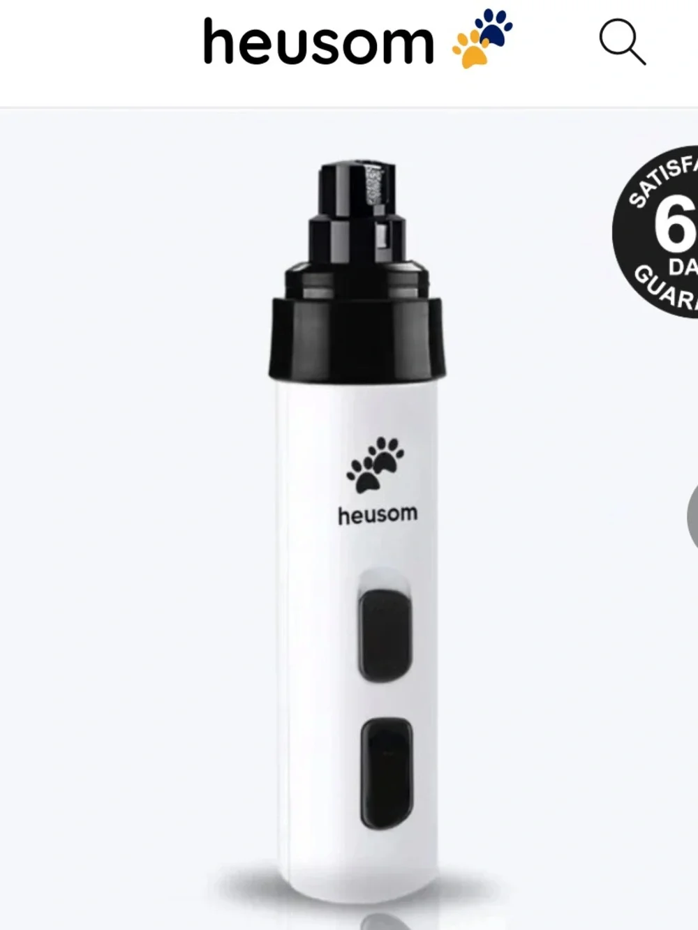 Heusom Silent Groom Pro Dog Nail Trimmer - Never Used